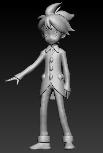 Pokemon Wally trainer from Omega Ruby 3D print model_1