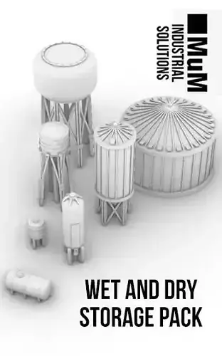 Dry and Wet Storage Pack 3D print model