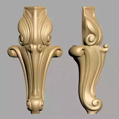 Carved Leg