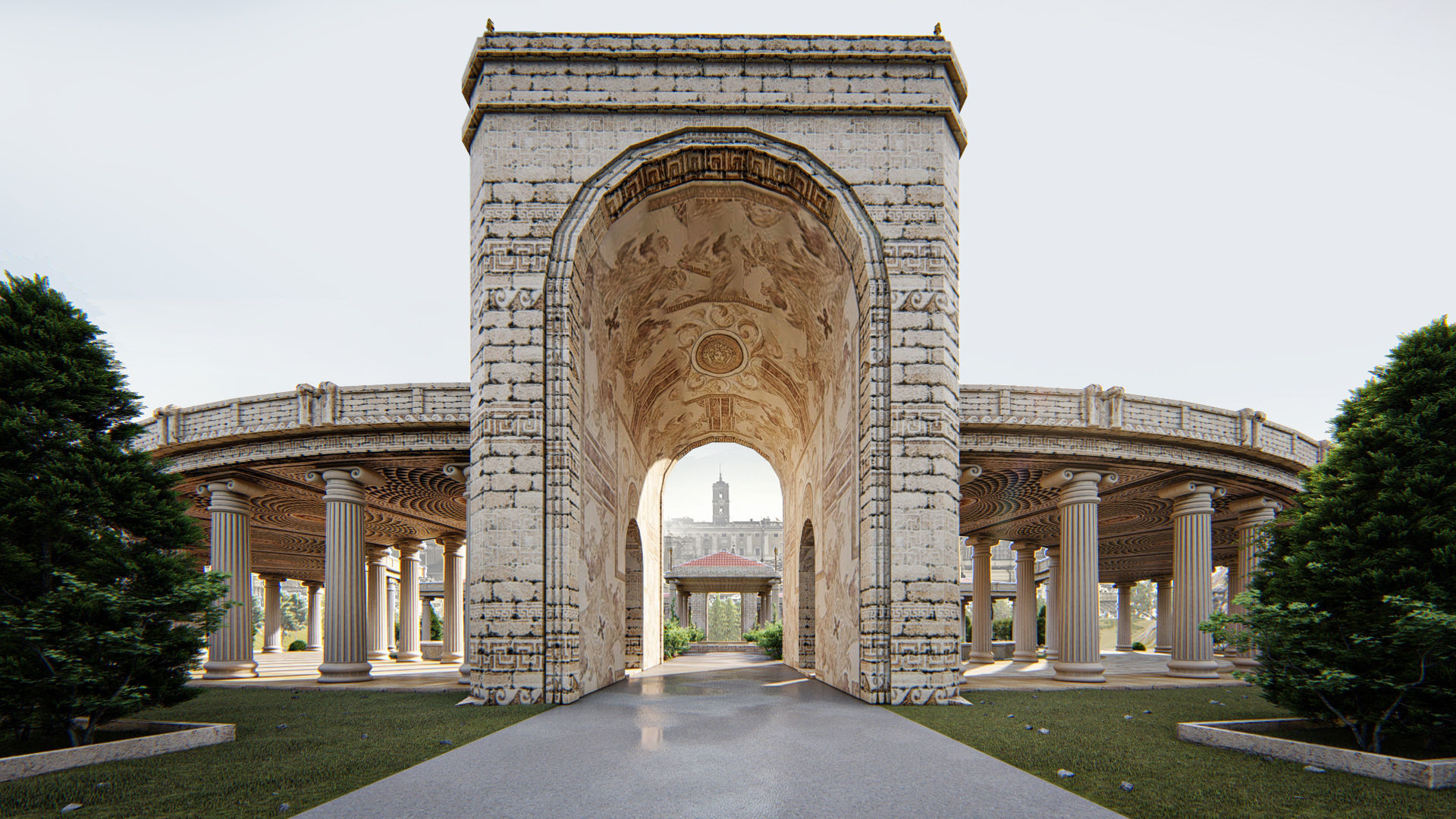 Rome Building  3D model_9