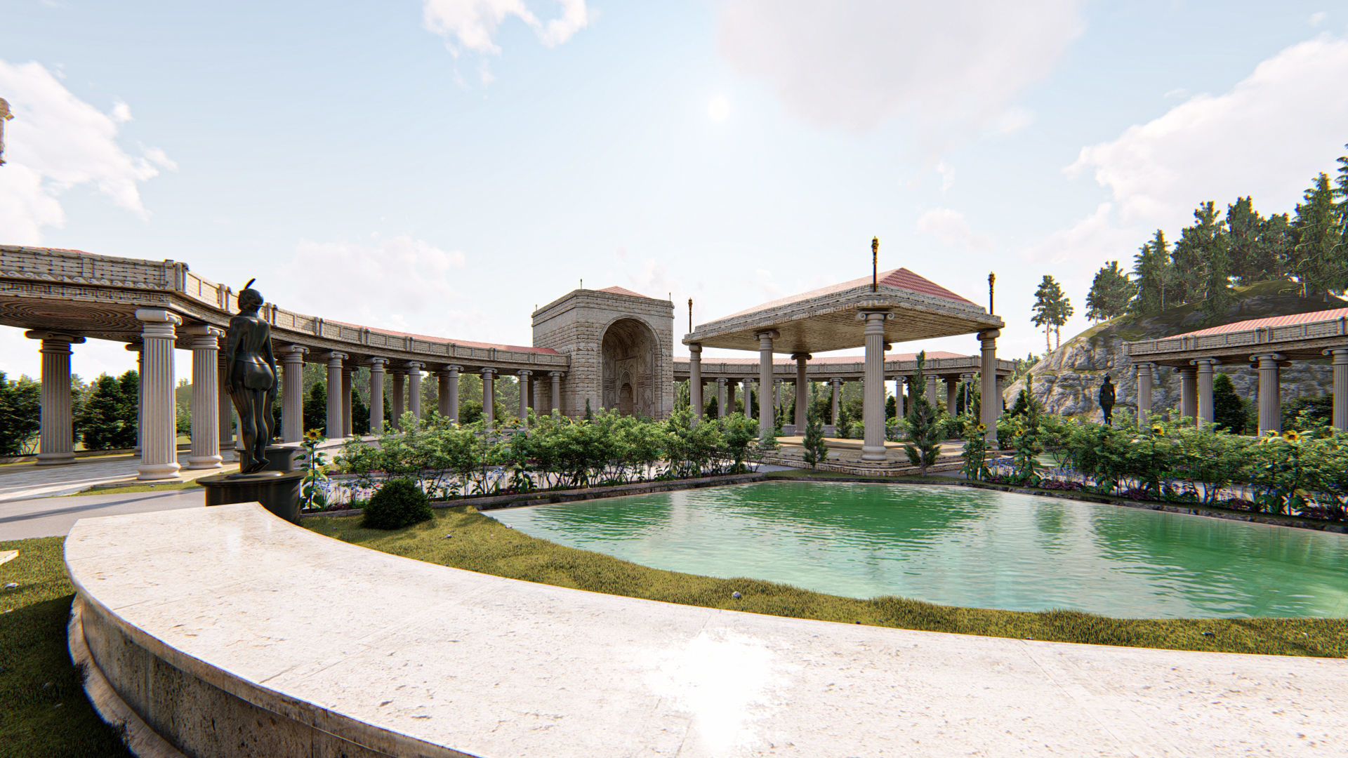 Rome Building  3D model_7