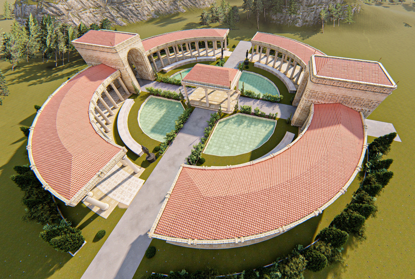 Rome Building  3D model_14