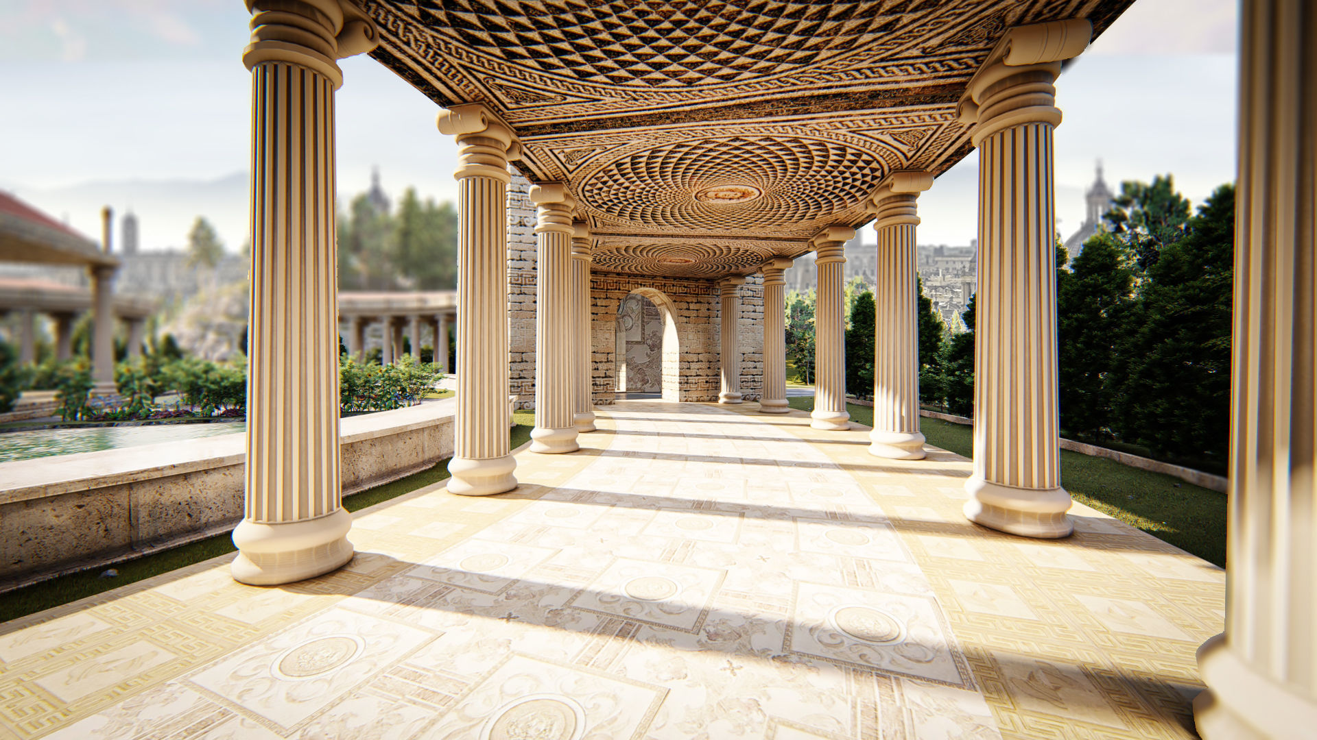 Rome Building  3D model_8