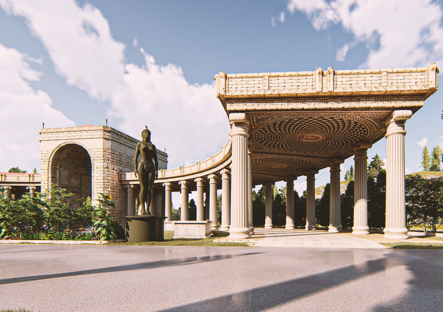 Rome Building  3D model_4