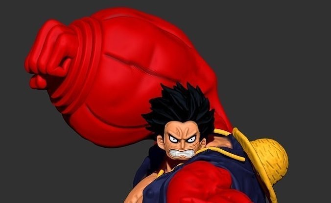 MONKEY D LUFFY - ONE PIECE - luffy gear 4 3D print model
