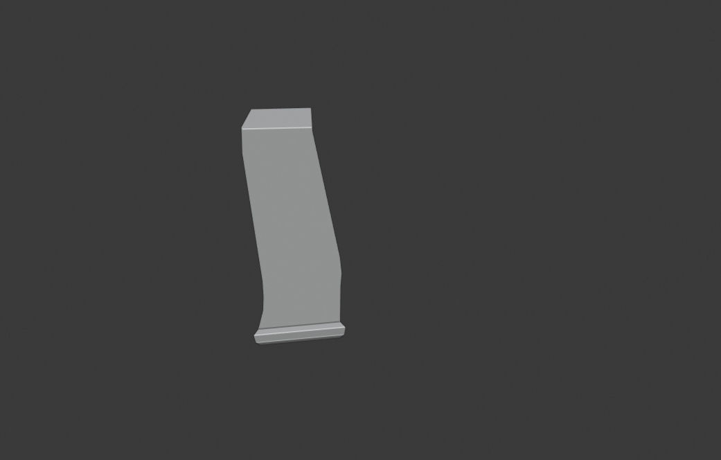 9 MM Handgun Free low-poly 3D model_10