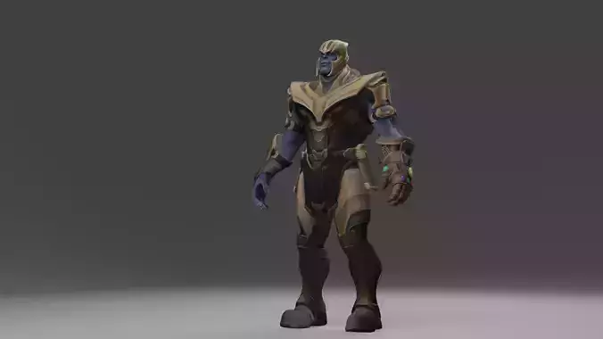 THANOS 3d model character