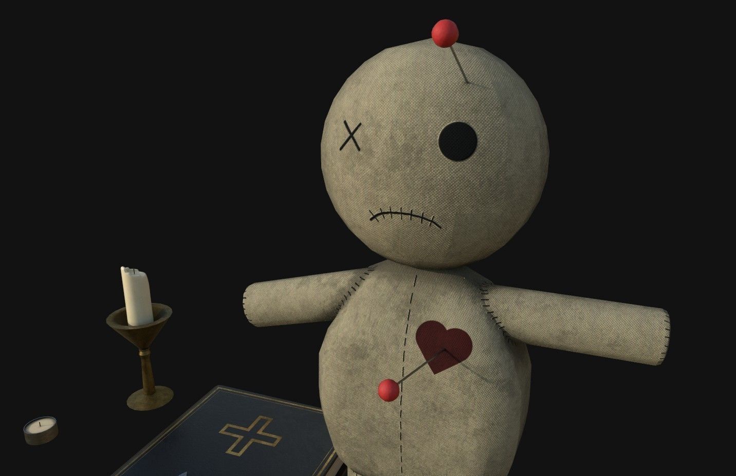 Ritual Objects Low-poly 3D model_1