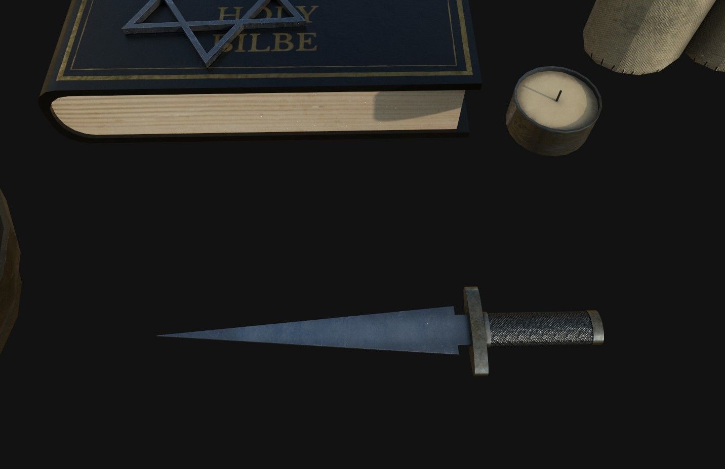 Ritual Objects Low-poly 3D model_5