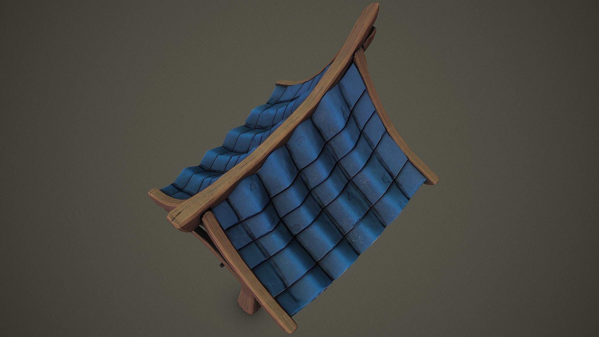 Stylized Well PBR Low-poly 3D model Low-poly 3D model_6