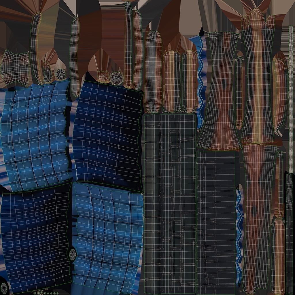 Stylized Well PBR Low-poly 3D model Low-poly 3D model_12