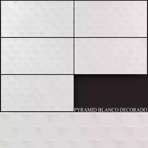 Keros Decorado Pyramid Blanco