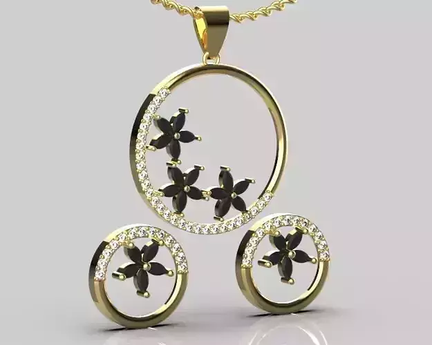 msrquse set Silver Gold  Print