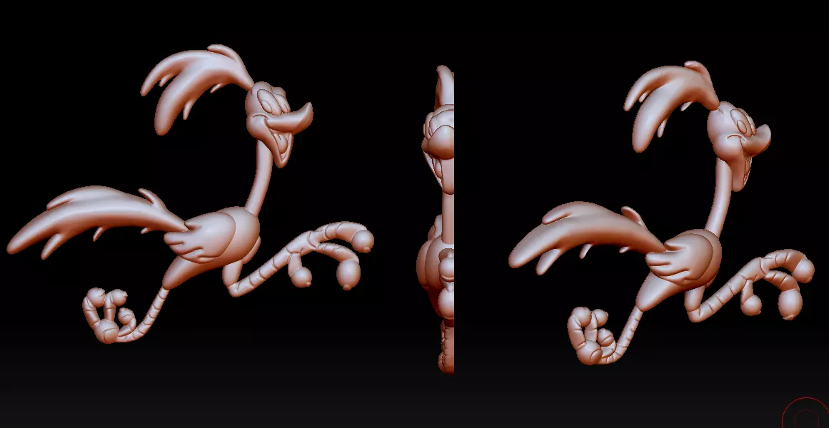 Road runner  3D print model_0