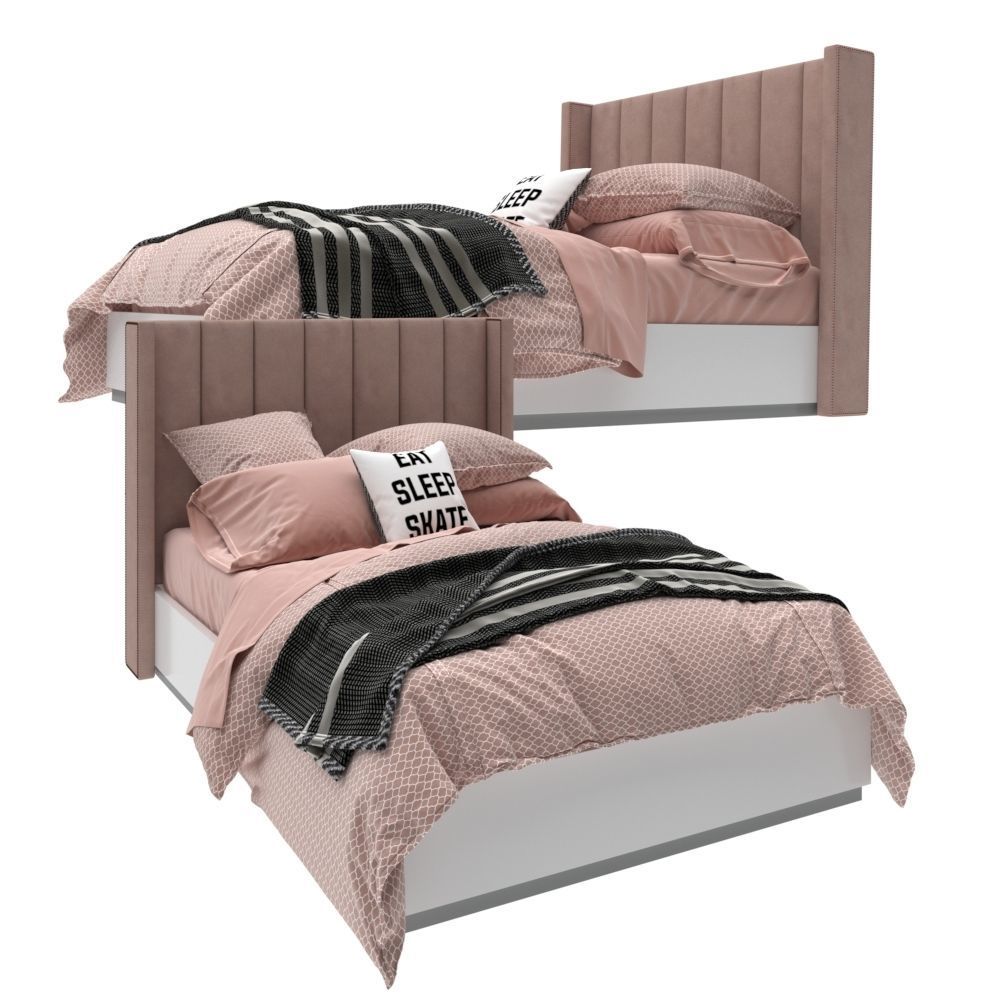 MEGA PACKAGE 8 PIECES ULTRA QUALITY BED FILE Low-poly 3D model_7