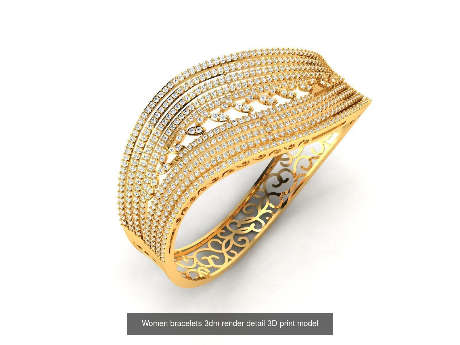 27 Bracelets 3dm stl renders details bulk collection  _7