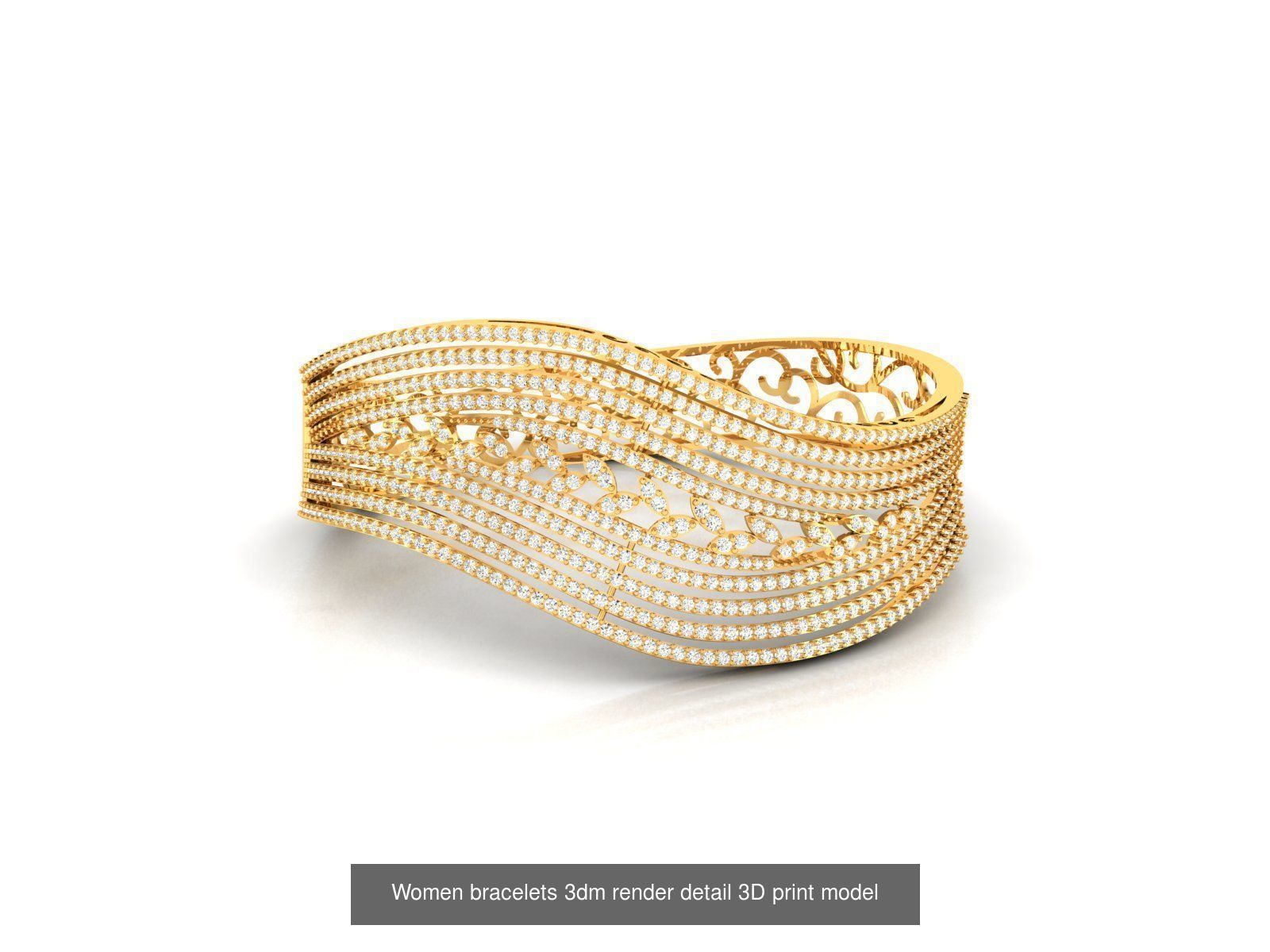 27 Bracelets 3dm stl renders details bulk collection  _19