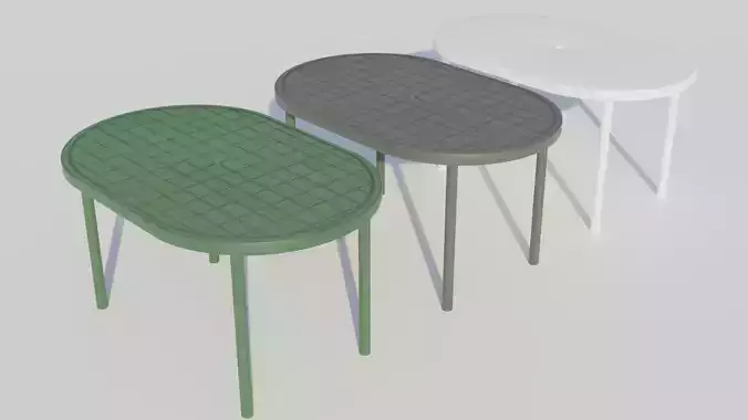 Garden Table - Low-poly PBR