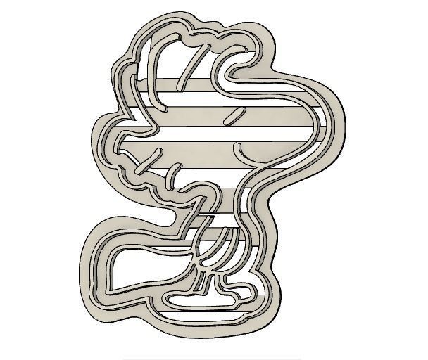 Cortante de Galletas Cookie cutter de Soonpy 3D print model_3