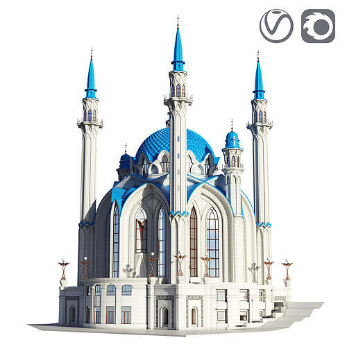 Kul Sharif Mosque 3D model