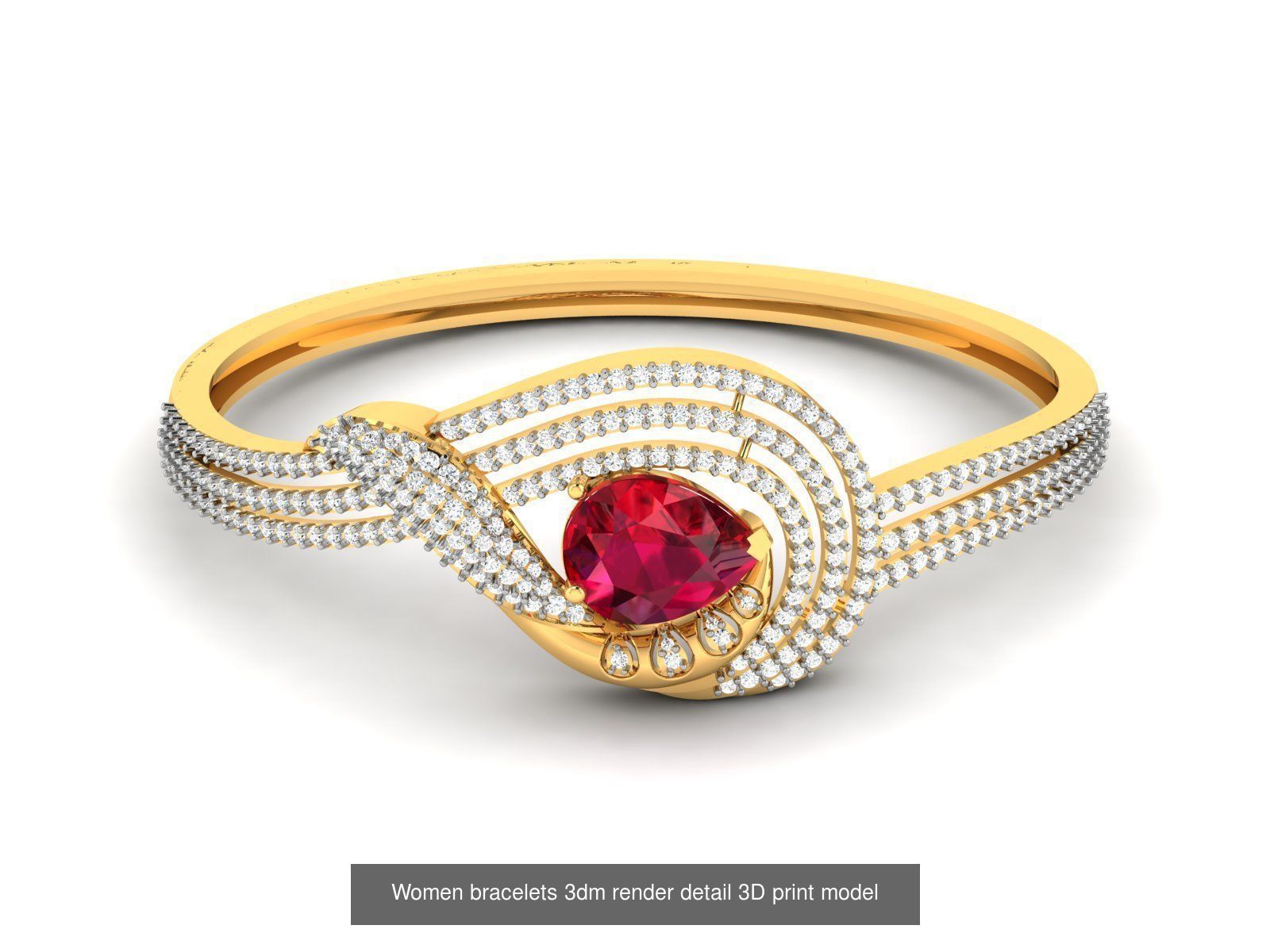 Gemstone Rings 3dm render details bulk collection  _20