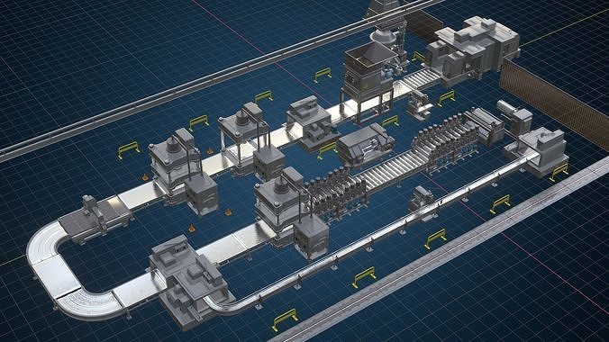 Factory equipment  3D model