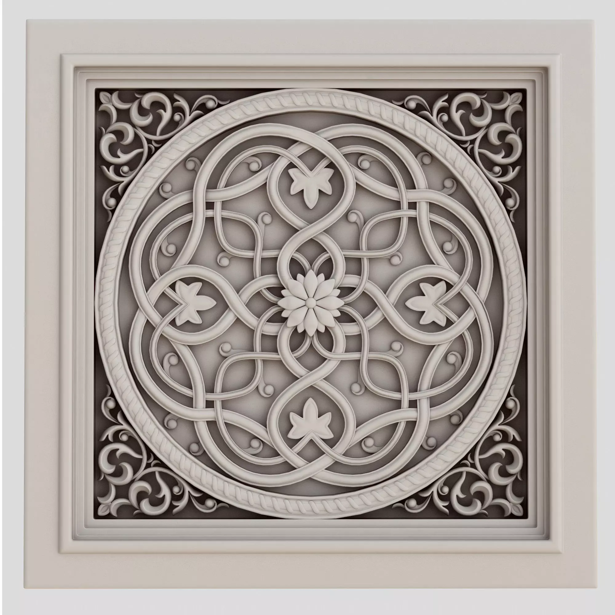 Decorative panel 4 3D model