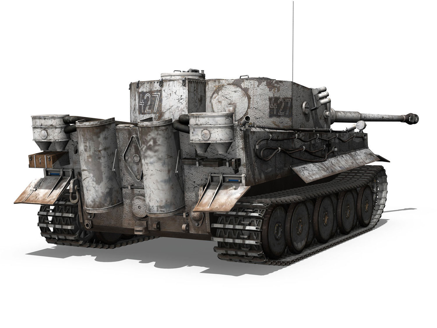 Panzer VI - Tiger - 427 - Early Production 3D model_4