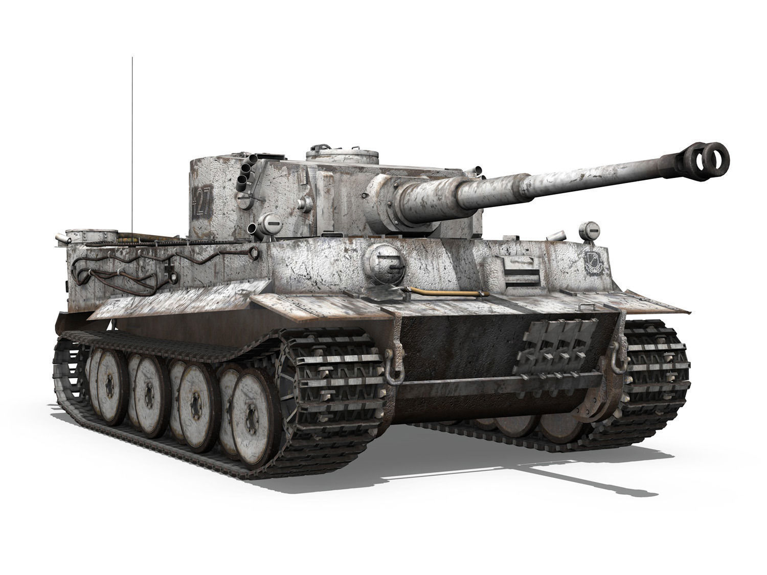 Panzer VI - Tiger - 427 - Early Production 3D model_8
