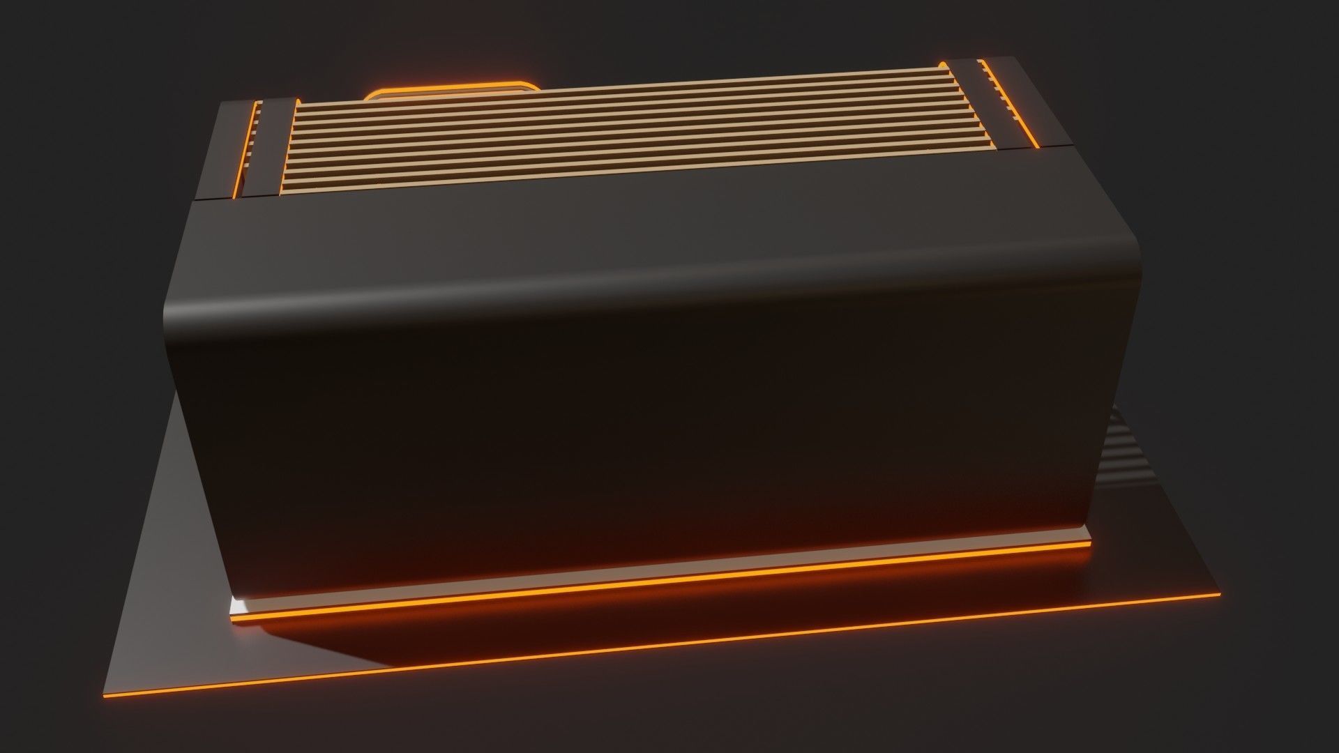 Exhibition Stand for Material Experimentation 3D Model Low-poly 3D model_12