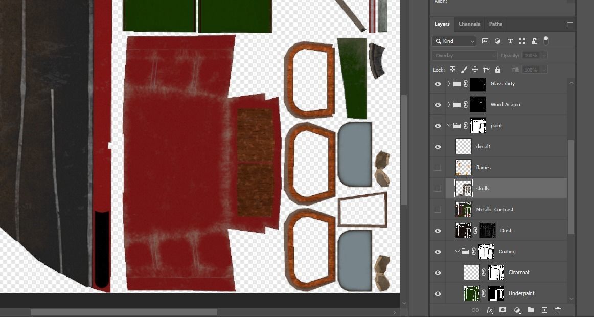 Narrowboat low poly two narrowboats Low-poly 3D model_29