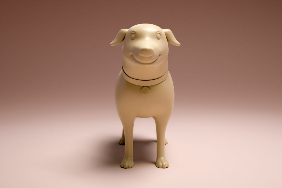 Martha from cartoon Martha speaks 3D print model_2