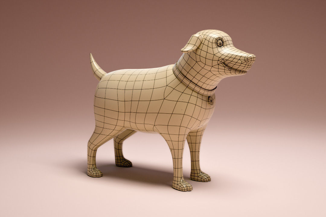 Martha from cartoon Martha speaks 3D print model_5