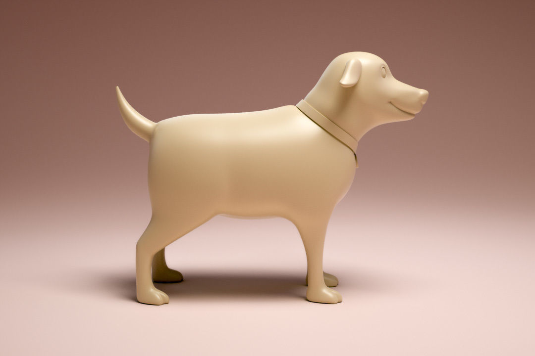 Martha from cartoon Martha speaks 3D print model_4