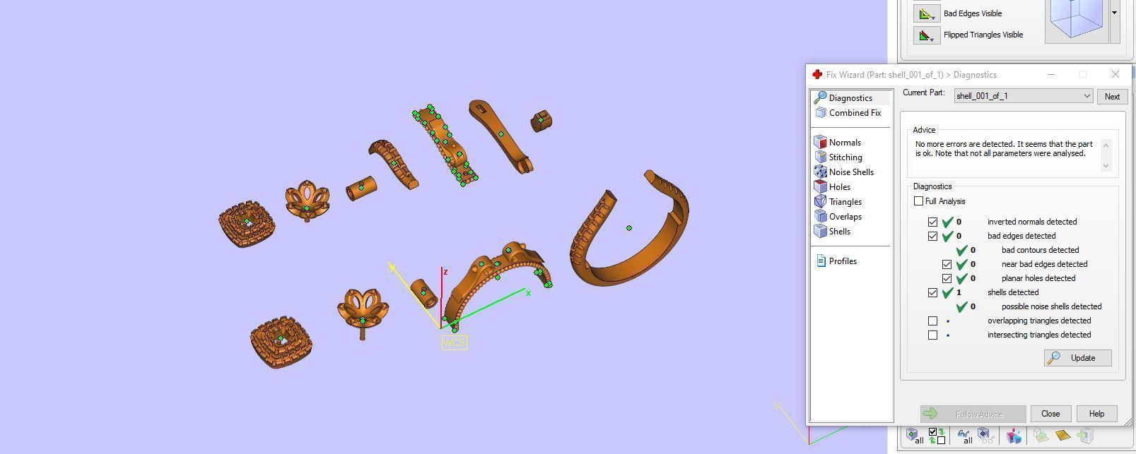 Ring and Earrings  3D print model_5