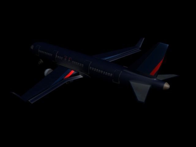 Planes And Cars Low-poly 3D model_6