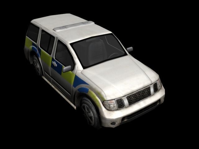 Planes And Cars Low-poly 3D model_12