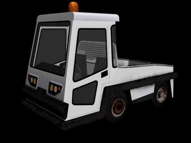 Planes And Cars Low-poly 3D model_3