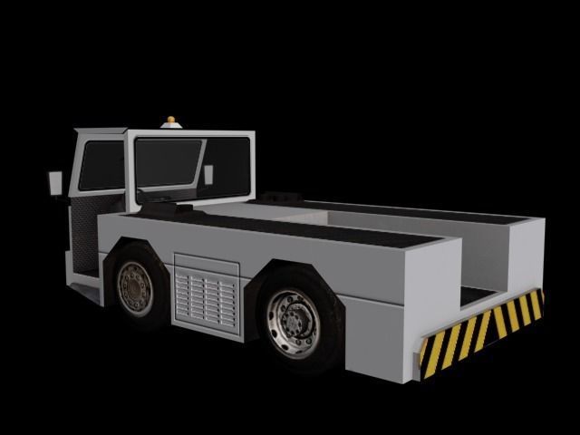 Planes And Cars Low-poly 3D model_9