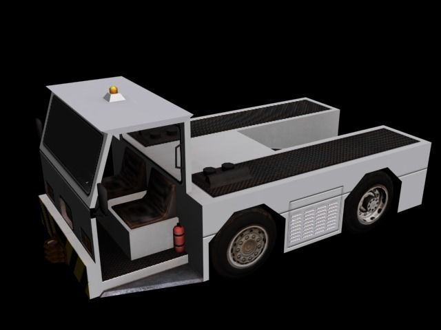 Planes And Cars Low-poly 3D model_19