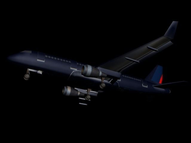 Planes And Cars Low-poly 3D model_1