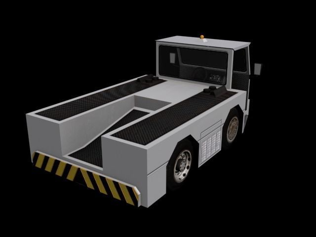 Planes And Cars Low-poly 3D model_14