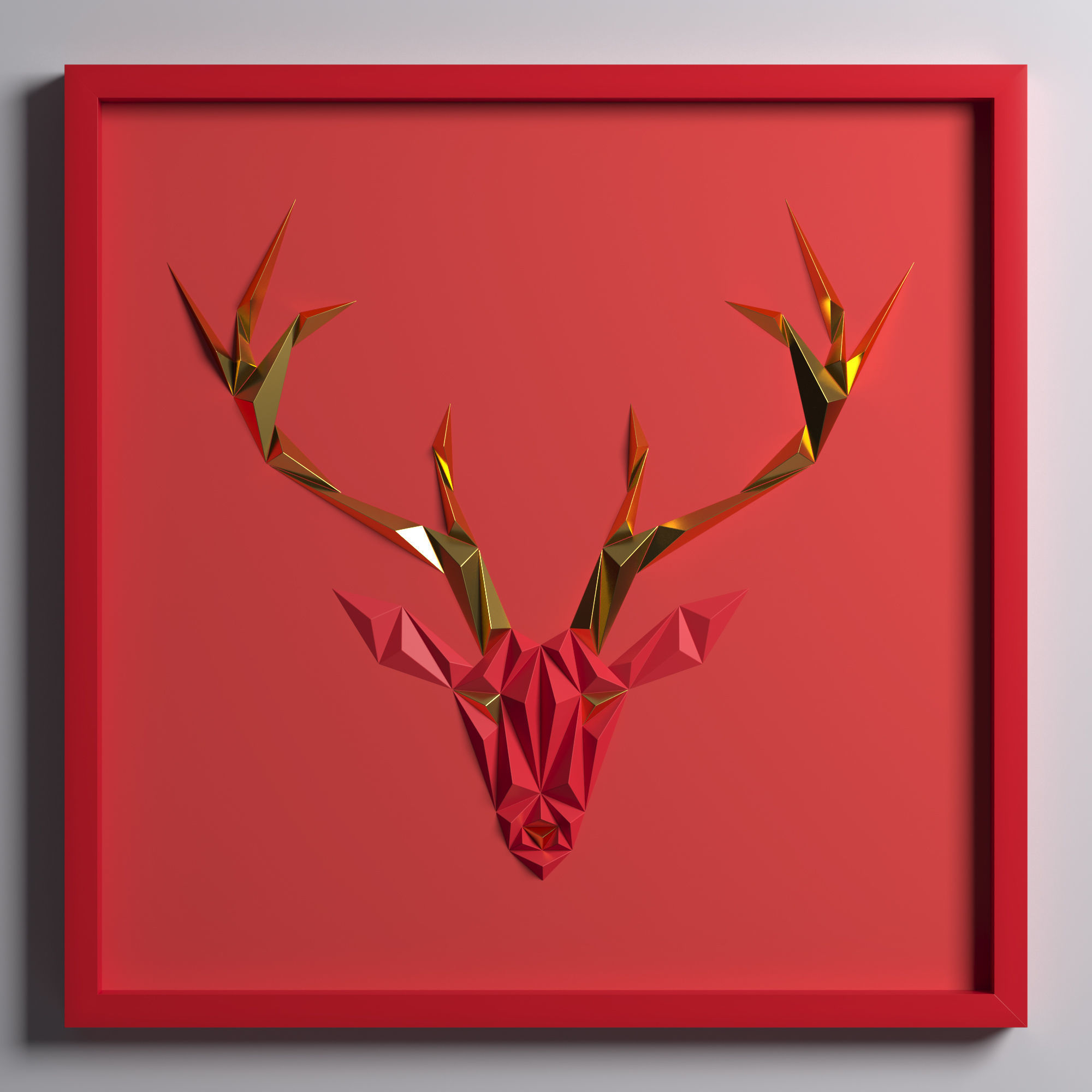 Paper Art Work 01 3D model | CGTrader