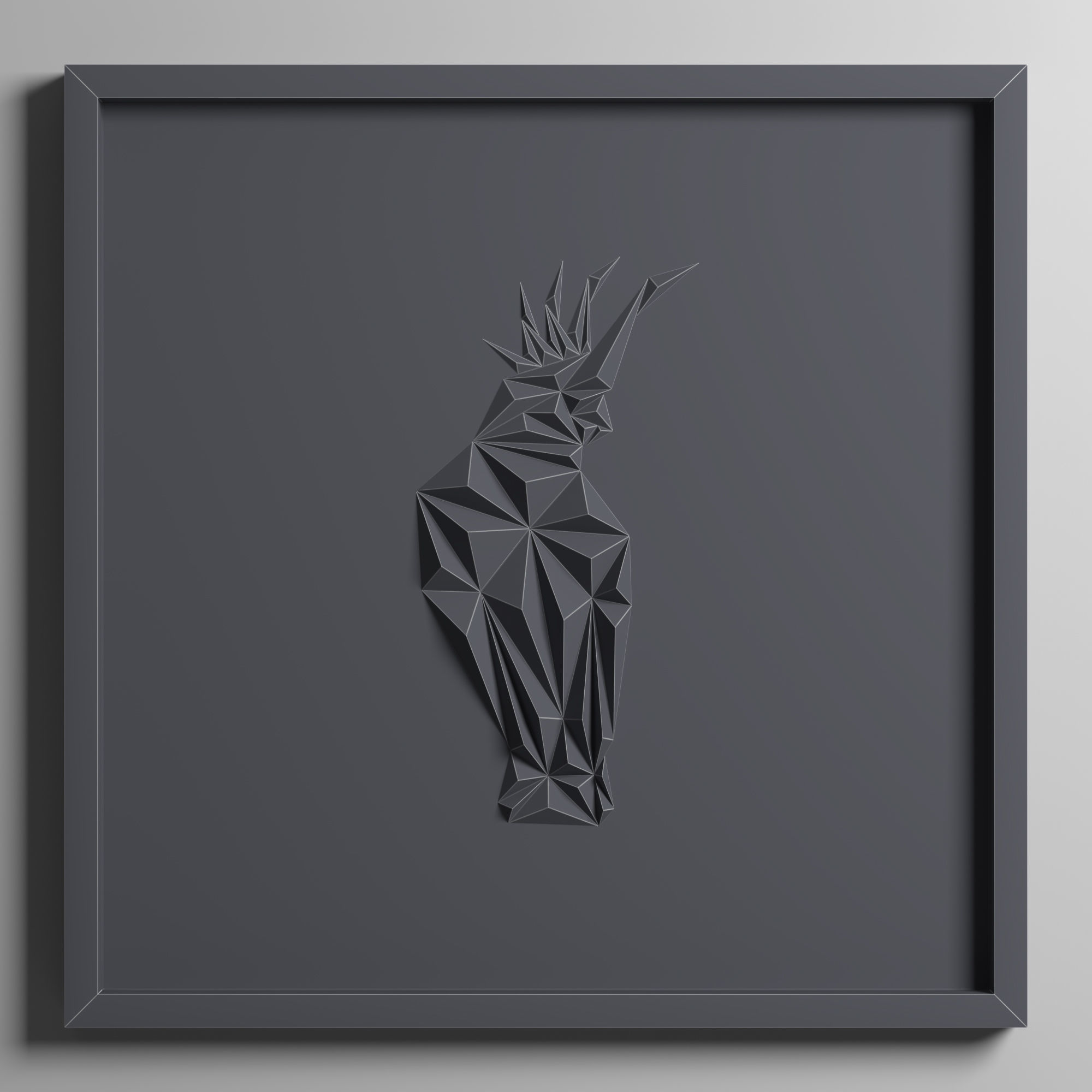 Paper Art Work 01 3D model | CGTrader
