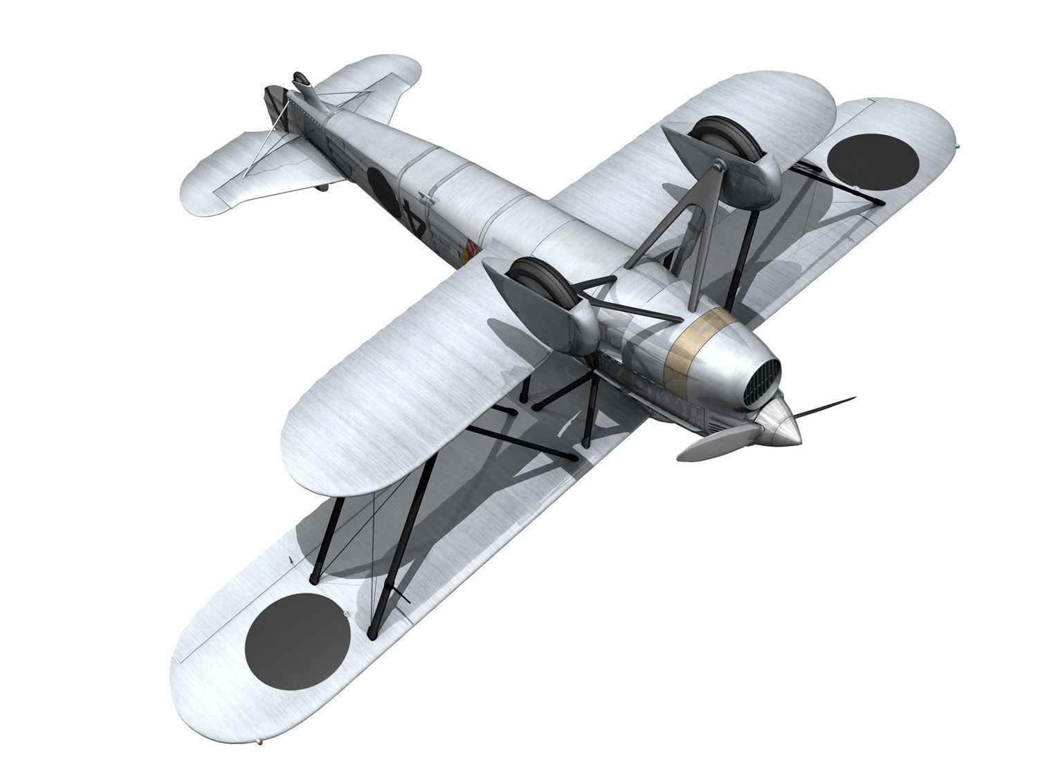 Fiat CR 32 - Italy Air Force - Gruppo Baleari 3D model_13