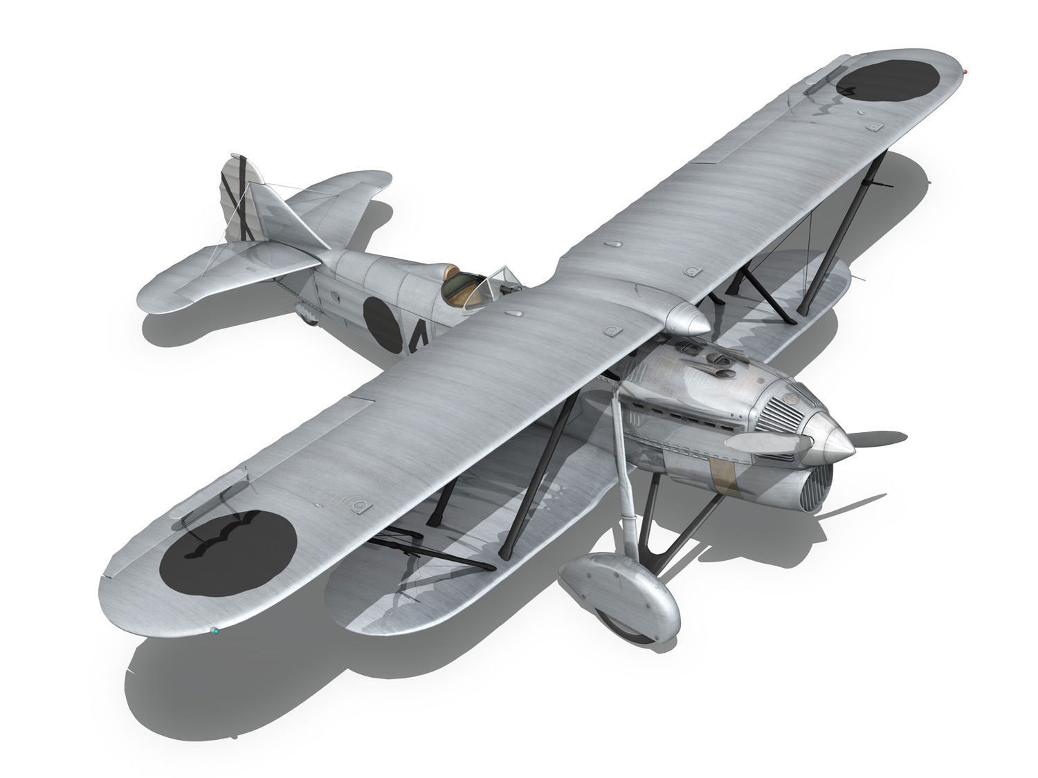 Fiat CR 32 - Italy Air Force - Gruppo Baleari 3D model_10