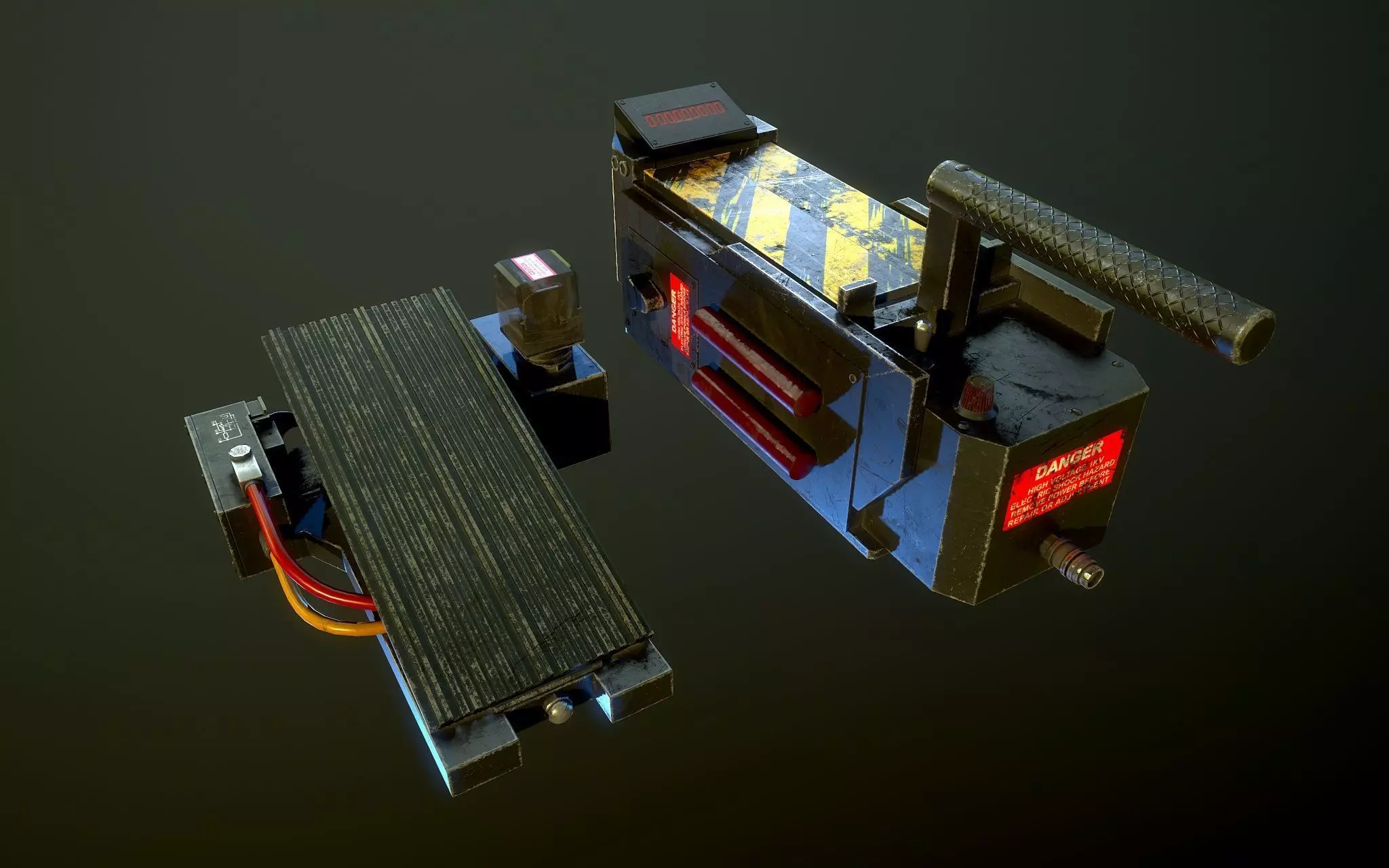 8 Ghostbusters Equipment 3D Model Collection_0