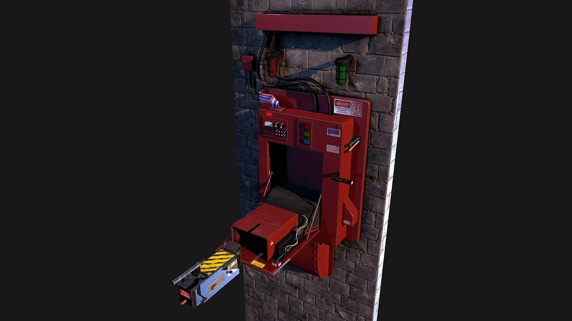 8 Ghostbusters Equipment 3D Model Collection_3