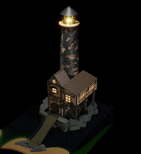 Lighthouse 3D model