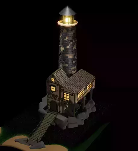 Lighthouse 3D model